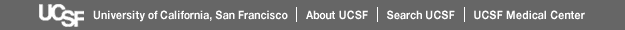 UCSF navigation bar