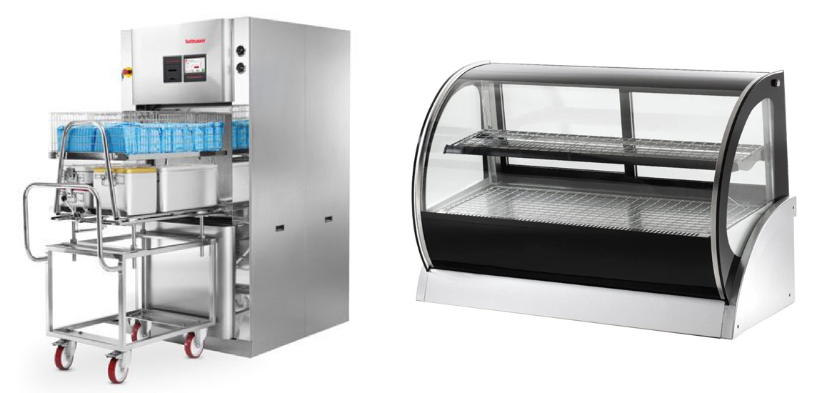deli case and autoclave