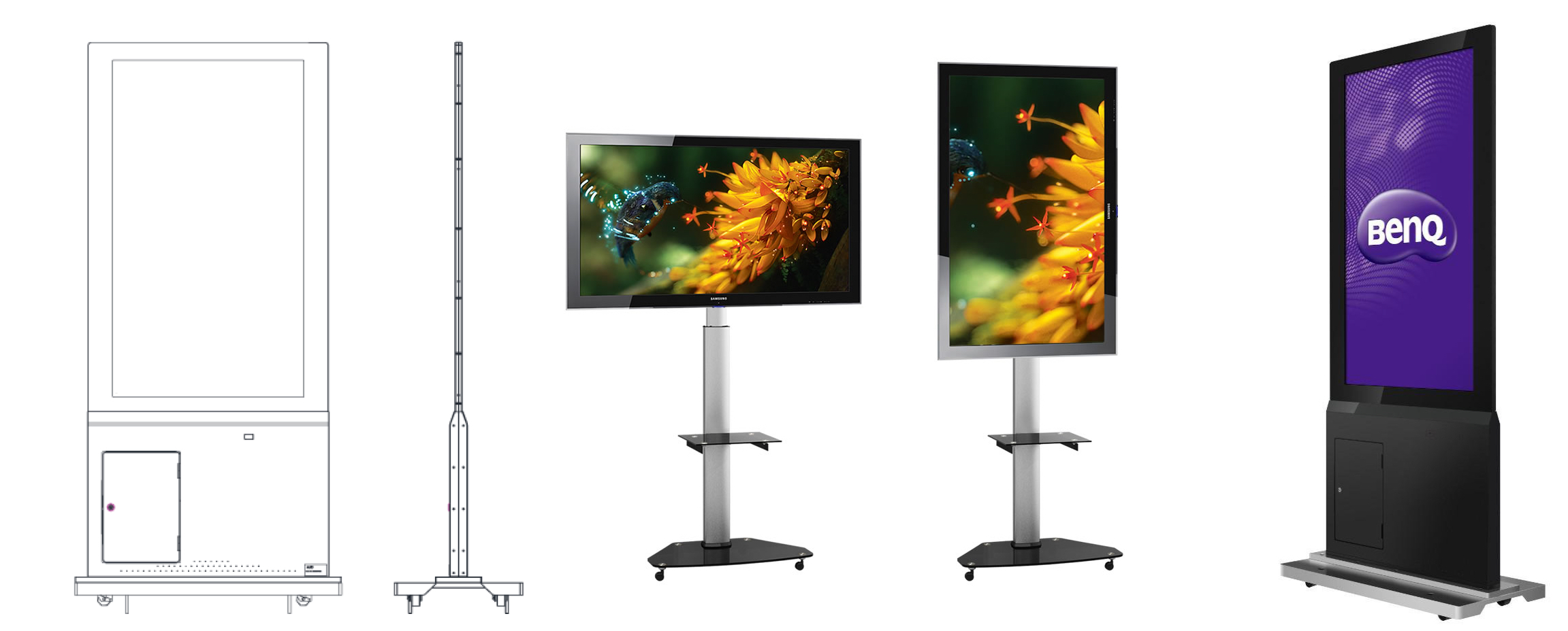 example mobile displays